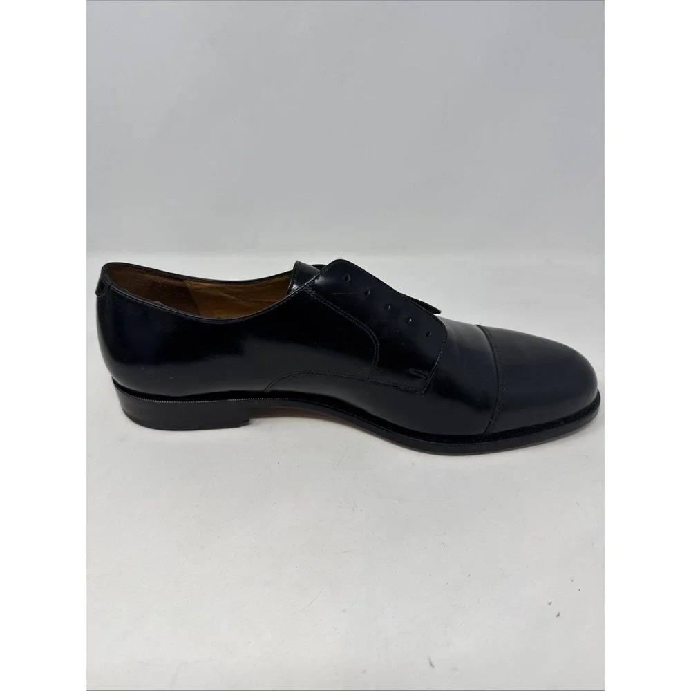 Cole Haan Lexington II Black Cap Toe C02701 Lace-Up Oxford shoes Men's 14 D New‎